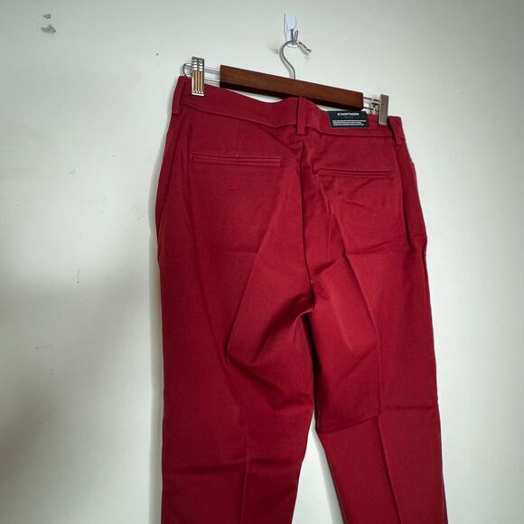 41 Hawthorn Adjustable Hem Pants Merlot Red NWT Women’s Size 4 Regular Fit - Picture 6 of 10